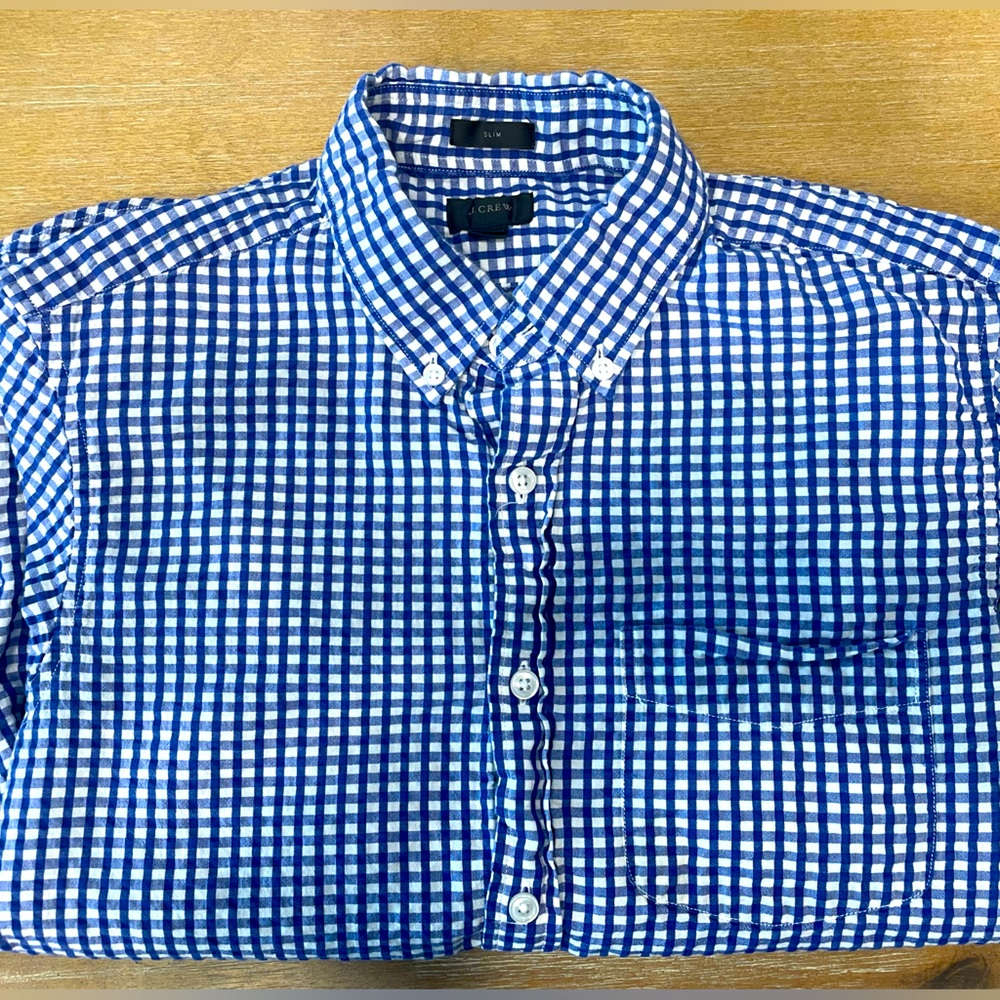 J. Crew Long Sleeve Button Up Shirt (Slim)